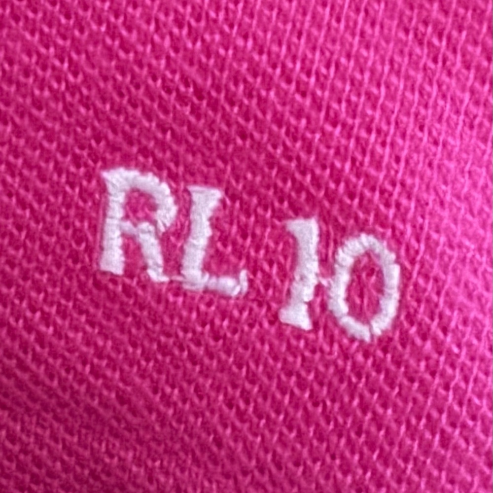 Ralph Lauren The Skinny Polo Shirt / Peony Pink / Size Medium - Picture 5 of 6